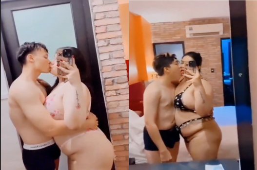 Clip chị gái hàng múp chơi hai em trai một lúc