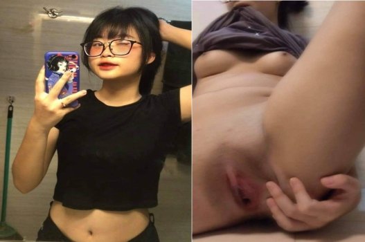 Clip sex áo dài dâm còn đeo kính