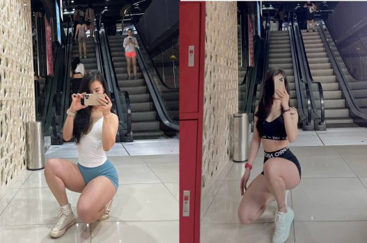 Cùng em gymer phòng tập lén quan hệ