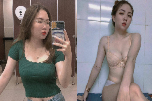 Em nhân viên múp mịn cùng công ty