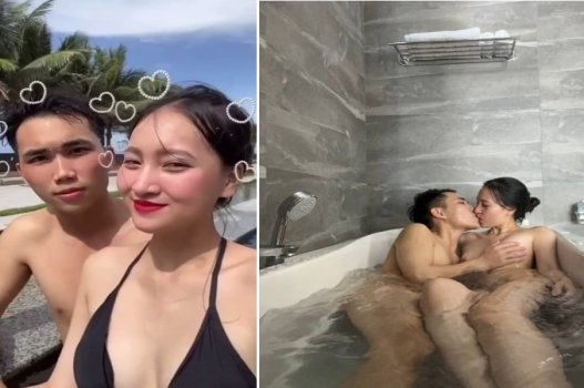 Hạ My đi chơi xa bị bạn trai làm tình sướng mê