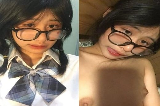 Nữ học sinh dâm đeo kính rủ bạn trai đến vét chỗ kín