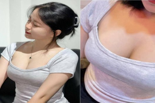 Nữ sinh ngực to được bạn trai cưng chiều tận tình