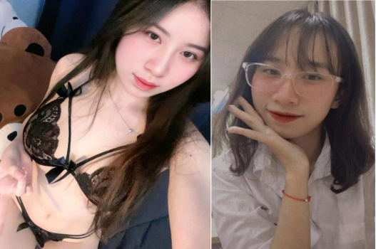Tháo kính em lập tức thành dâm nữ phê mây